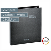 Lehrerkalender 2027/2028 Ringbuch | A4+, Kunststoff, schwarz