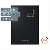 Termin- & Unterrichtsplaner 2025/2026 | A5, Kunststoff, schwarz