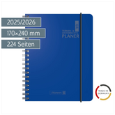 Termin- & Unterrichtsplaner 2025/2026 | A5, Kunststoff, blau