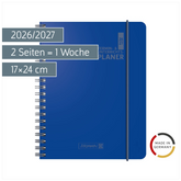 Lehrerkalender 2026/2027 Termin- & Unterrichtsplaner | A5, Kunststoff, blau