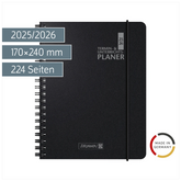 Termin- & Unterrichtsplaner 2025/2026 | A5, Kunststoff, schwarz
