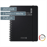 Lehrerkalender 2027/2028 Termin- & Unterrichtsplaner | A5, Kunststoff, schwarz