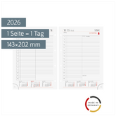 Tages-Ersatzkalendarium Mod. 765 2026 | 143×202 mm