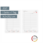 Tages-Ersatzkalendarium Mod. 765 2027 | 14,3×20,2 cm