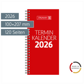 Vormerkbuch Mod. 780 2026 | 100×207 mm, Karton, rot