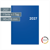 Buchkalender Colour Line Mod. 795 2027 | A5, Kunststoff, blau