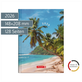Buchkalender Mod. 796 2026 „Beach“ | A5, Papier
