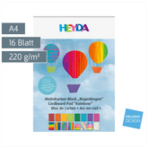 Motivkarton-Block „Regenbogen“ | A4, 16 Blatt, bunt/regenbogen