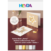 Karton-Block „Sterne“ | A4, 12 Blatt