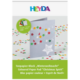 Tonpapier-Block „Winterweihnacht“ | A4, 10 Blatt