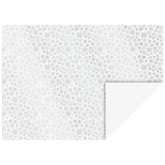 Motivkarton „Kristalle“ | 50×70 cm, 240 g/m², weiß/silber glänzend