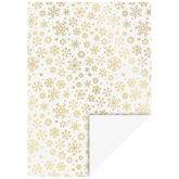 Motivkarton „Kristalle“ | A4, 240 g/m², weiß/gold glänzend
