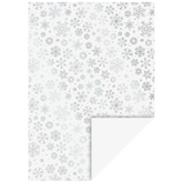 Motivkarton „Kristalle“ | A4, 240 g/m², weiß/silber glänzend