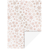 Motivkarton „Kristalle“ | A4, 240 g/m², weiß/roségold glänzend