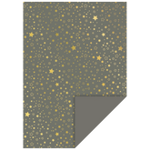 Motivkarton „Sterne“ | A4, 240 g/m², anthrazit/gold glänzend