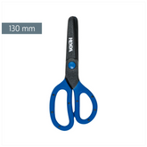 Sicherheitsschere | abgerundet, 130 mm, blau