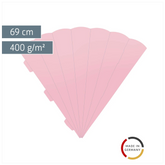 Schultüten-Zuschnitt | 69 cm, 400 g/m², rosa