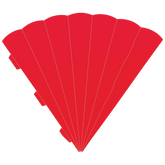 Schultüten-Zuschnitt | 69 cm, 400 g/m², hellrot