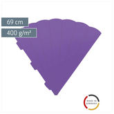 Schultüten-Zuschnitt | 69 cm, 400 g/m², hellviolett