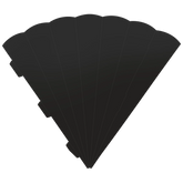 Schultüten-Zuschnitt | 69 cm, 400 g/m², schwarz