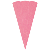 Schultüten-Rohling Zuschnitt mit Glitter | 69 cm, 400 g/m², pink