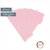 Schultüten-Zuschnitt | 41 cm, 400 g/m², rosa