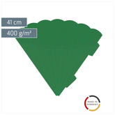 Schultüten-Zuschnitt | 41 cm, 400 g/m², mittelgrün