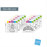 Mal-Set „Prinzessin“ | 150×180 mm