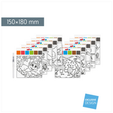 Mal-Set „Zootiere“ | 150×180 mm