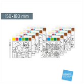Mal-Set „Bauernhof“ | 150×180 mm