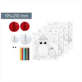 3D-Mal-Set „Wintertiere“ | 195×210 mm