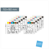 Mal-Set „Waldtiere“ | 150×180 mm