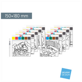 Mal-Set „Fahrzeuge“ | 150×180 mm