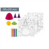 3D-Mal-Set „Prinzessin“ | 195×210 mm