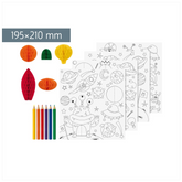 3D-Mal-Set „Weltall“ | 195×210 mm