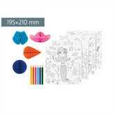 3D-Mal-Set „Unterwasser“ | 195×210 mm