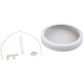 Laternen-Bastel-Set | Ø 13 cm, weiß