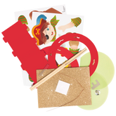 Laternen-Bastel-Set „Pirat“ | rot/bunt