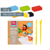 Bastel-Set Kneten & Radieren „Monsterland“ | 100 g