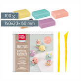 Bastel-Set Kneten & Radieren „Funny Freaks“ | 100 g