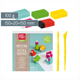 Bastel-Set Kneten & Radieren „Aliens“ | 100 g