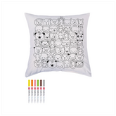 Bastel-Set Stoff bemalen „Animals“ Kissen