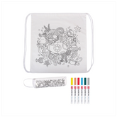 Bastel-Set Stoff bemalen „Seaworld“ Sportbeutel & Schlampermäppchen