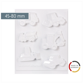 Gießform „Baustelle“ | 45-80 mm, weiß