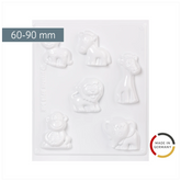 Gießform „Safari“ | 60-90 mm, weiß