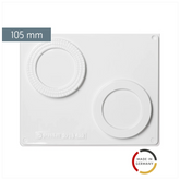 Gießform „Untersetzer“ | 105 mm, weiß