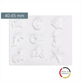 Gießform „Seaworld“ | 40-65 mm, weiß