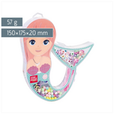 Schmuck-Set „Mermaid“ | 150×175×20 mm, mehrfarbig, pastell, 57 g