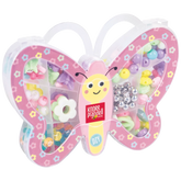 Schmuck-Set „Butterfly“ | 140×110×20 mm, mehrfarbig, pastell, 38 g