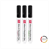 Glass & Porcelain Pen-Set „Black“ | schwarz